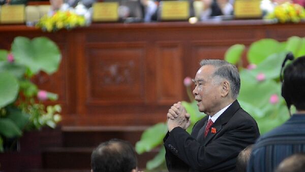 Nguyên Thủ tướng Phan Văn Khải chào Đại hội - Sputnik Việt Nam