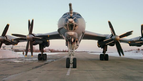 Máy bay săn ngầm tầm xa Tu-142.  - Sputnik Việt Nam