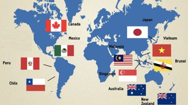 11 nước thành viên CPTPP sau khi Mỹ rút lui. - Sputnik Việt Nam