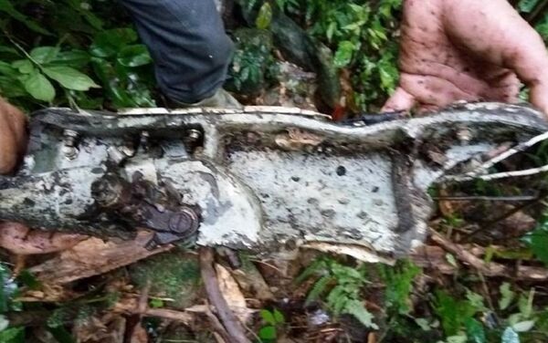 Tìm thấy mảnh kim loại, có khả năng là của chiếc máy bay Liên Xô MiG-21 bị rơi ở Tam Đảo năm 1971 - Sputnik Việt Nam