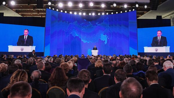 Thông điệp của Tổng thống Putin với Quốc hội Liên bang. - Sputnik Việt Nam