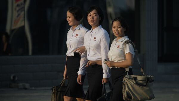 Nữ sinh viên Bắc Triều Tiên - Sputnik Việt Nam