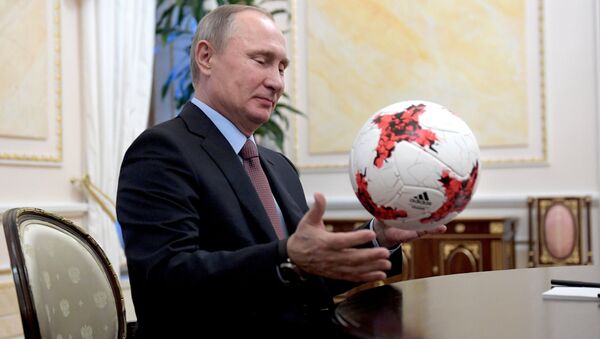 Президент РФ В. Путин встретился с президентом ФИФА Д. Инфантино - Sputnik Việt Nam