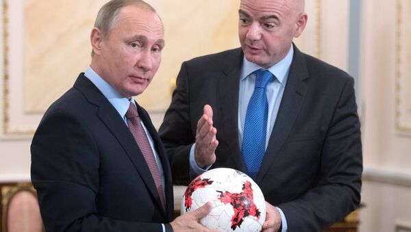 Vladimir Putin và Gianni Infantino - Sputnik Việt Nam