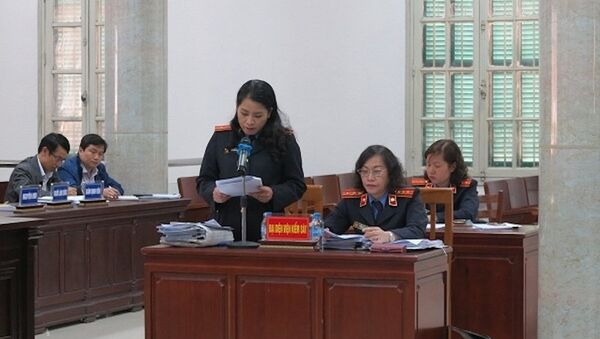 Đại diện VKS đối đáp lại quan điểm của các luật sư - Sputnik Việt Nam