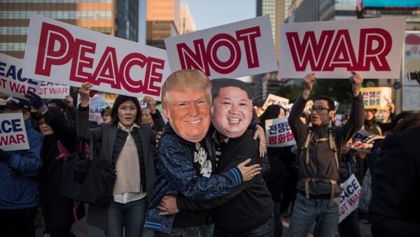 cuộc biểu tình hòa bình ở Seoul - Sputnik Việt Nam