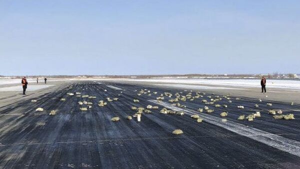 Từ máy bay An-12 ở Yakutsk rơi ra những thỏi kim loại quý - Sputnik Việt Nam