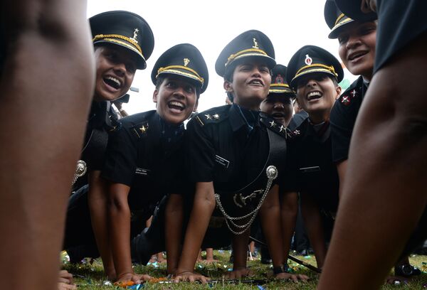 Những học viên Ấn Độ sau tốt nghiệp Học viện Đào tạo quân nhân tại thành phố Chennai - Sputnik Việt Nam