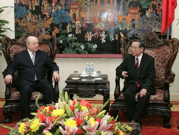 Thủ tướng Việt Nam Phan Văn Khải và Thủ tướng Nga Mikhail Phradkov ở Hà Nội - Sputnik Việt Nam