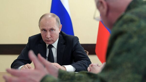 Tổng thống Nga Vladimir Putin đến Kemerovo - Sputnik Việt Nam