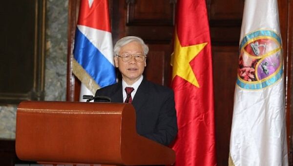 Tổng Bí thư Nguyễn Phú Trọng phát biểu - Sputnik Việt Nam