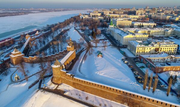 Phong cảnh điện Kremlin của thành phố Nizhny Novgorod - Sputnik Việt Nam