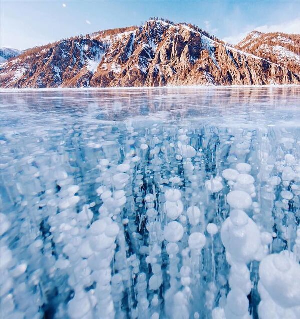 Cảnh hồ Baikal đóng băng - Sputnik Việt Nam