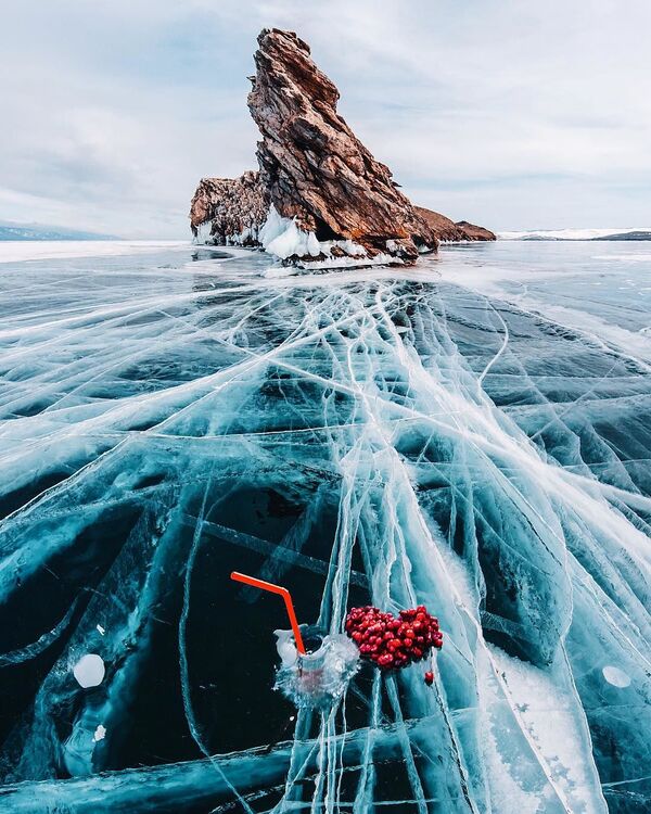 Cảnh hồ Baikal đóng băng - Sputnik Việt Nam