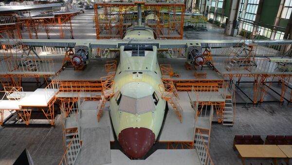 Lắp ráp máy bay IL-112V - Sputnik Việt Nam