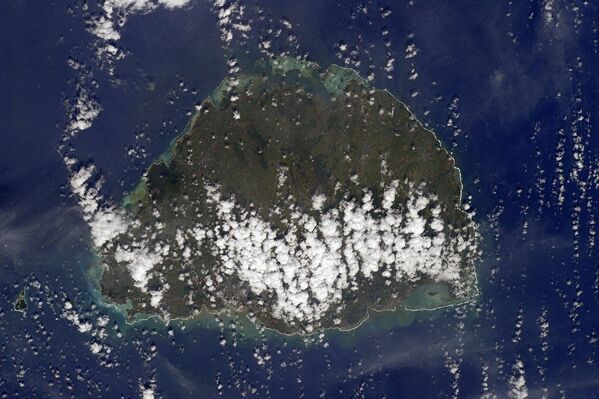 Đảo Mauritius, phi hành gia Anton Shkaplerov chụp từ không gian - Sputnik Việt Nam