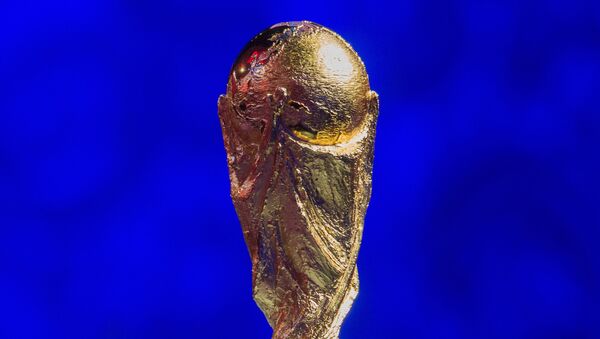 Cup FIFA tại lễ bốc thăm sơ bộ Giải bóng đá thế giới 2018 - Sputnik Việt Nam