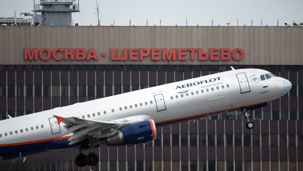 Máy bay Airbus A321 hãng Aeroflot cất cánh tại sân bay quốc tế Sheremetyevo - Sputnik Việt Nam