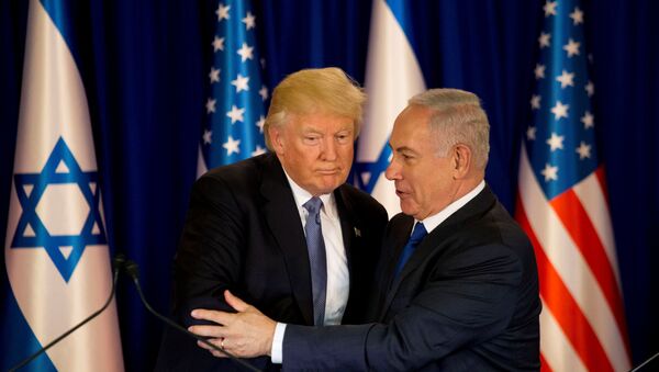 Tổng thống Hoa Kỳ Donald Trump và Thủ tướng Israel Benjamin Netanyahu - Sputnik Việt Nam