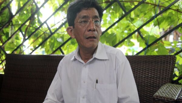 Ông Lê Văn Lung, đại diện cho nhóm 71 hộ dân khiếu kiện về vấn đề tranh chấp đất ở Thủ Thiêm - Sputnik Việt Nam
