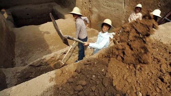 Các nhà khảo cổ Trung Quốc - Sputnik Việt Nam