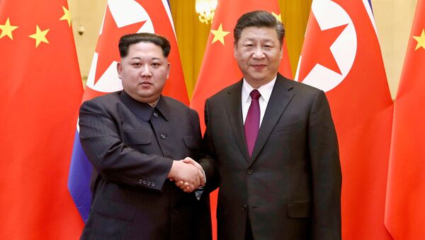Tập Cận Bình và Kim Jong Un - Sputnik Việt Nam
