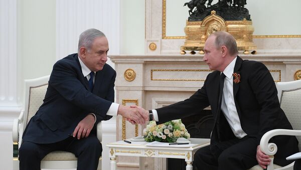 Trong điện Kremlin đã diễn ra cuộc hội đàm của Tổng thống Nga Vladimir Putin và Thủ tướng Israel Benjamin Netanyahu - Sputnik Việt Nam
