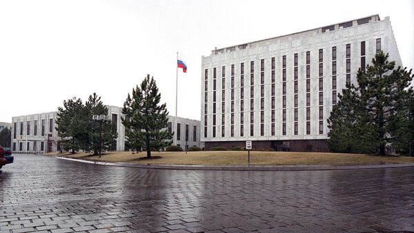 Tòa nhà Đại sứ quán Nga tại Washington - Sputnik Việt Nam