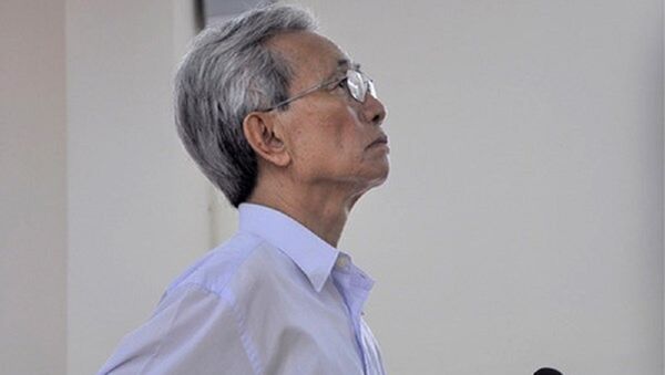 Bị cáo Nguyễn Khắc Thủy tại phiên tòa sơ thẩm - Sputnik Việt Nam