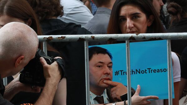Tại Moskva đang diễn ra sự kiện ủng hộ các nhà báo RIA Novosti - Sputnik Việt Nam