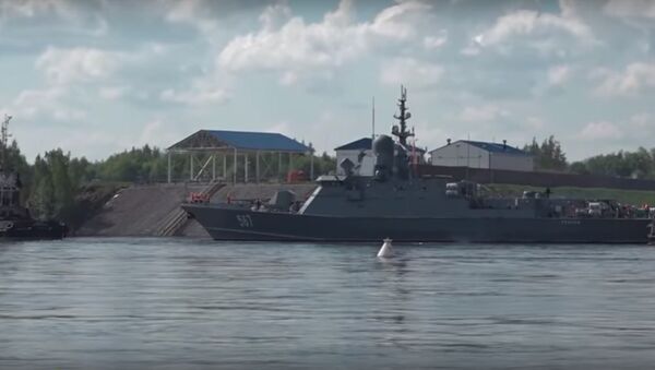 Công bố video thử nghiệm tàu tên lửa Uragan - Sputnik Việt Nam