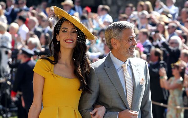 Vợ chồng Amal và George Clooney - Sputnik Việt Nam
