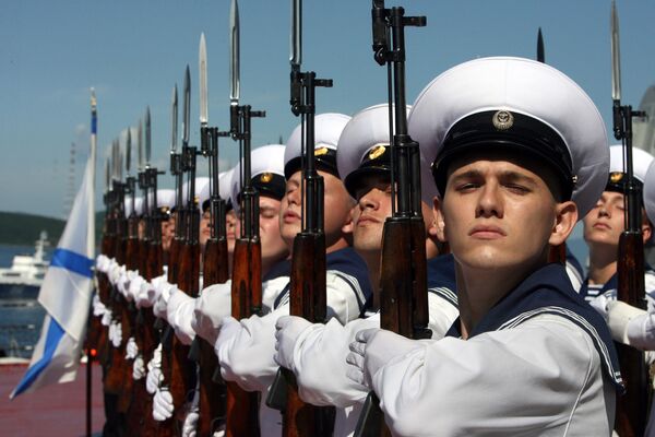 Đội Danh dự của Hải quân Nga. - Sputnik Việt Nam