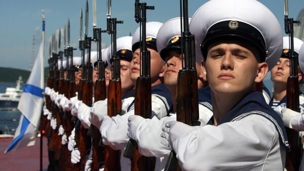 Đội Danh dự của Hải quân Nga. - Sputnik Việt Nam