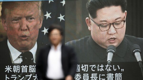 Donald Trump và Kim Jong-un - Sputnik Việt Nam