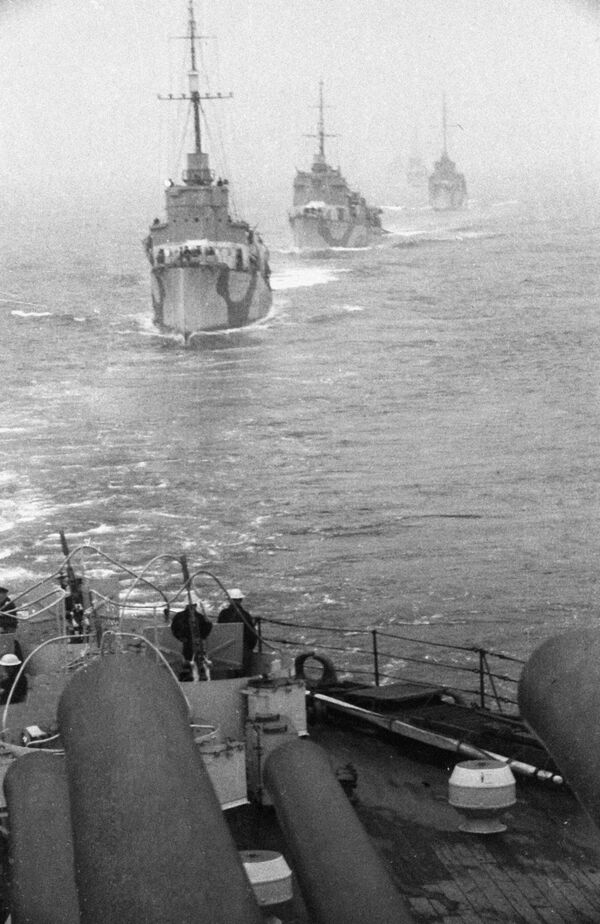 Ngư lôi hạm của Hạm đội Bắc trong Chiến tranh  Vệ quốc Vĩ đại - Sputnik Việt Nam