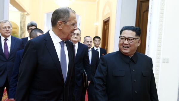 Sergei Lavrov gặp Kim Jong-un ở Bình Nhưỡng - Sputnik Việt Nam