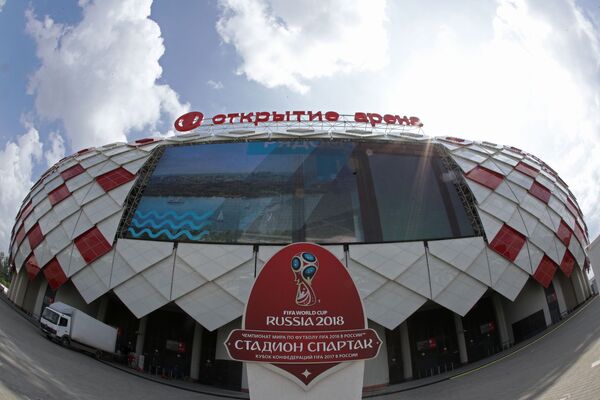 Sân vận động Spartak ở Matxcơva, nơi sẽ diễn ra các trận đấu của World Cup 2018 - Sputnik Việt Nam