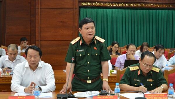 Thiếu tướng – ĐBQH Đặng Ngọc Nghĩa, Ủy viên thường trực Ủy ban Quốc phòng và An ninh của Quốc hội. - Sputnik Việt Nam