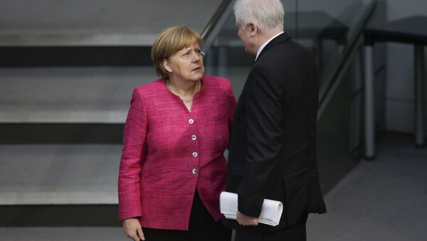 Angela Merkel và Horst Seehofer - Sputnik Việt Nam