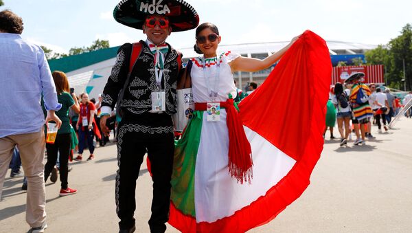 Fan bóng đá của đội tuyển Mexico - Sputnik Việt Nam