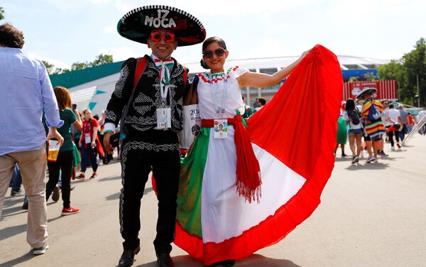 Fan bóng đá của đội tuyển Mexico - Sputnik Việt Nam