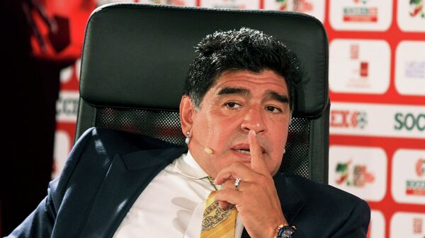 Argentina football legend Diego Maradona - Sputnik Việt Nam