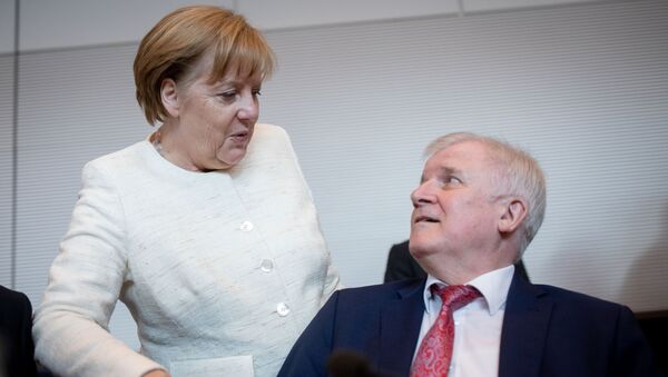 Angela Merkel và Horst Seehofer - Sputnik Việt Nam