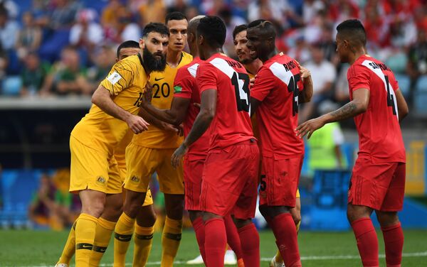 Trận đấu vòng bảng World Cup giữa đội tuyển Australia và Peru - Sputnik Việt Nam