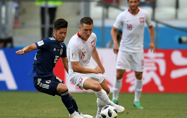 Trận đấu vòng bảng World Cup giữa đội tuyển Nhật Bản và Ba Lan - Sputnik Việt Nam