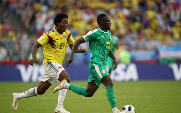 Trận đấu vòng bảng World Cup giữa đội tuyển Senegal và Colombia - Sputnik Việt Nam