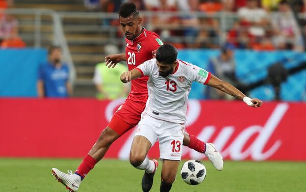 Trận đấu vòng bảng World Cup giữa đội tuyển Panama và Tunisia - Sputnik Việt Nam
