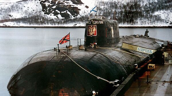 Tàu ngầm Kursk tại căn cứ quân sự ở Vidyaevo - Sputnik Việt Nam