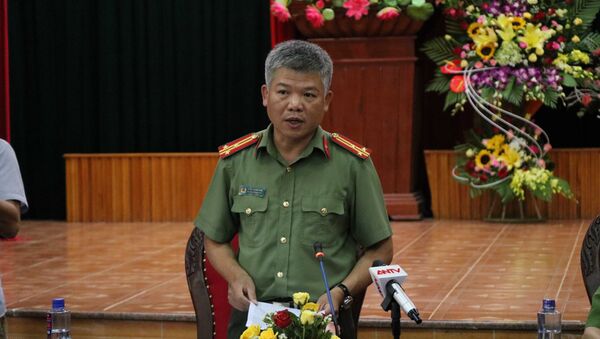 Thượng tá Trần Thanh Sơn, Trưởng phòng tham mưu Công an tỉnh Sơn La, thông tin về kết quả của các chuyên án. - Sputnik Việt Nam
